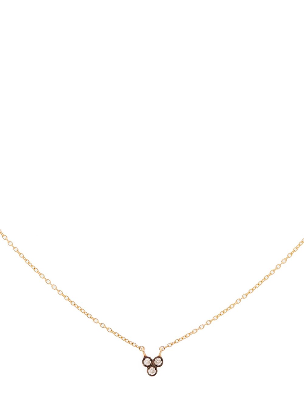 18kt yellow gold diamond necklace