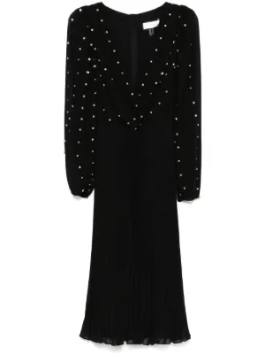 sachin and babi light blue dress Wandering SSENSE Exclusive Black Velvet Puff Sleeve Mini Dress Wandering