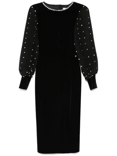 NISSA crystal-embellished midi dress 