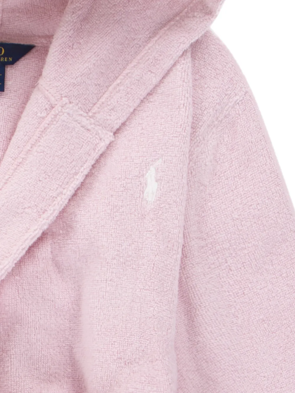 Polo Ralph Lauren Cotton Bath Robe In Pink