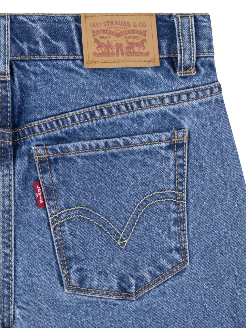 Levi's Kids 94 jeans met wijde pijpen Blauw