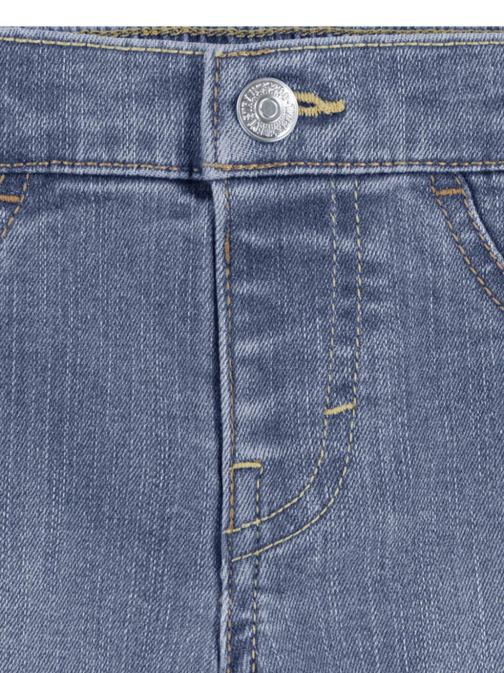 Levi's Kids Broek met logoprint - Blauw