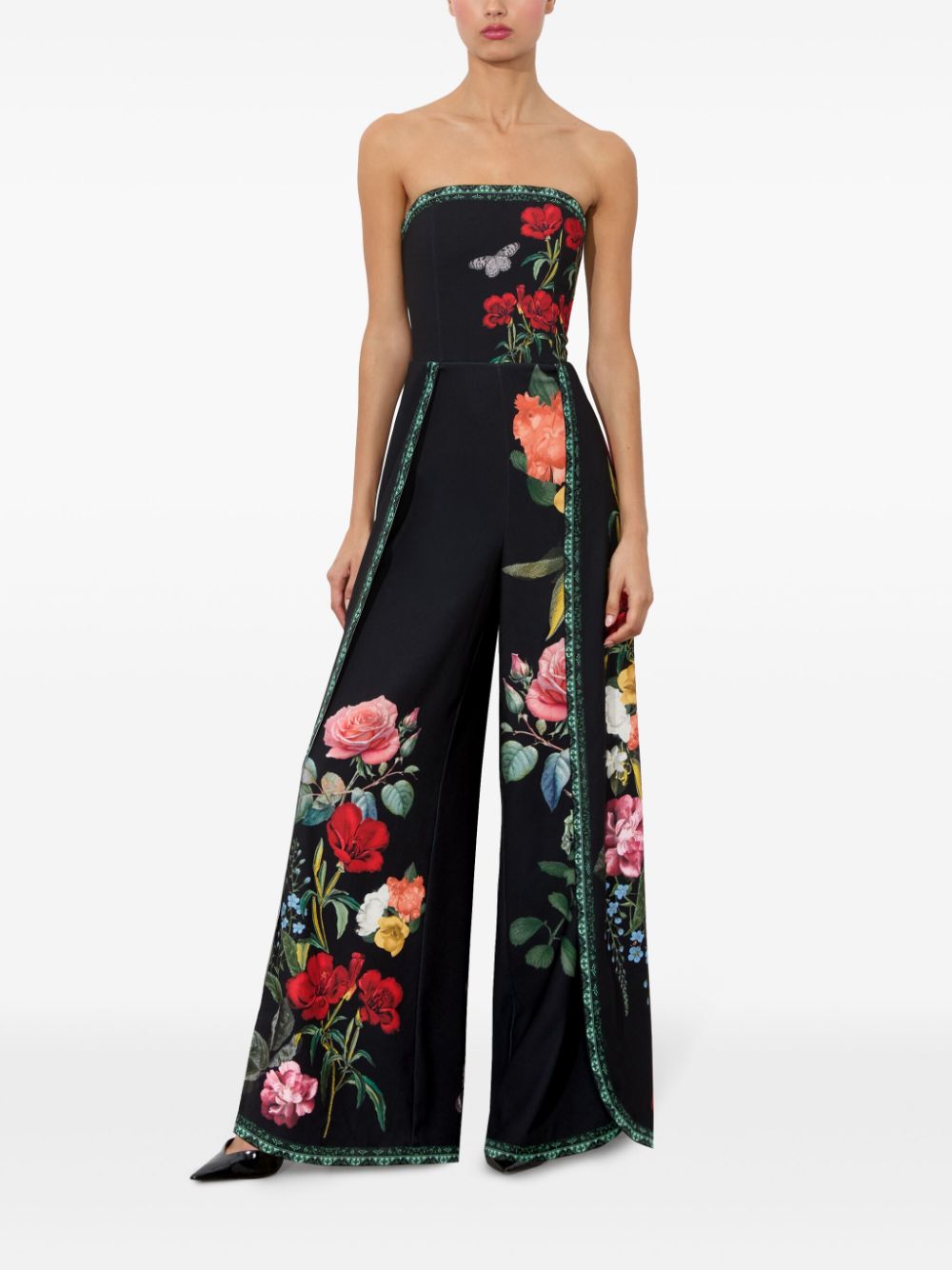 alice + olivia Berna jumpsuit - Zwart