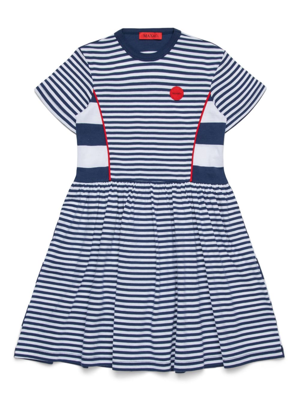 MAX&Co. Kids striped dress - Blue