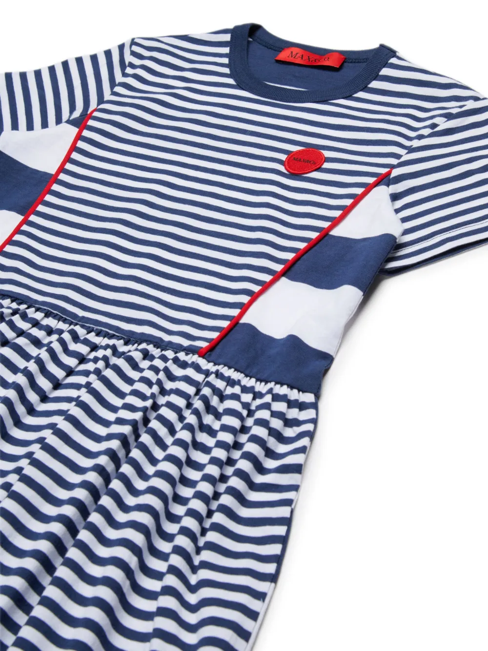 MAX&Co. Kids Gestreepte jurk Blauw