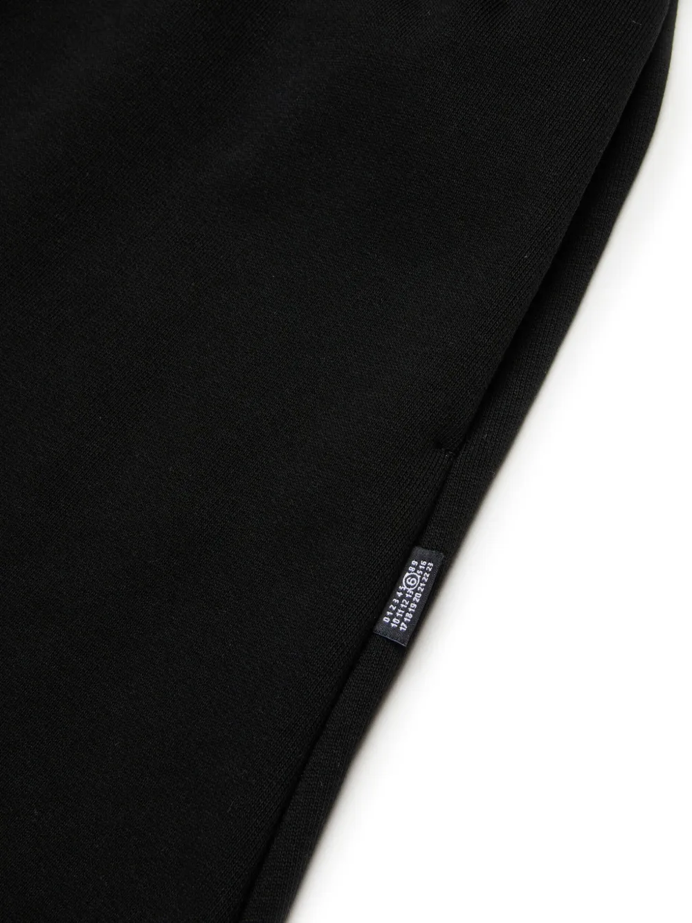 MM6 Maison Margiela Kids Trainingsshorts met stiksel Zwart