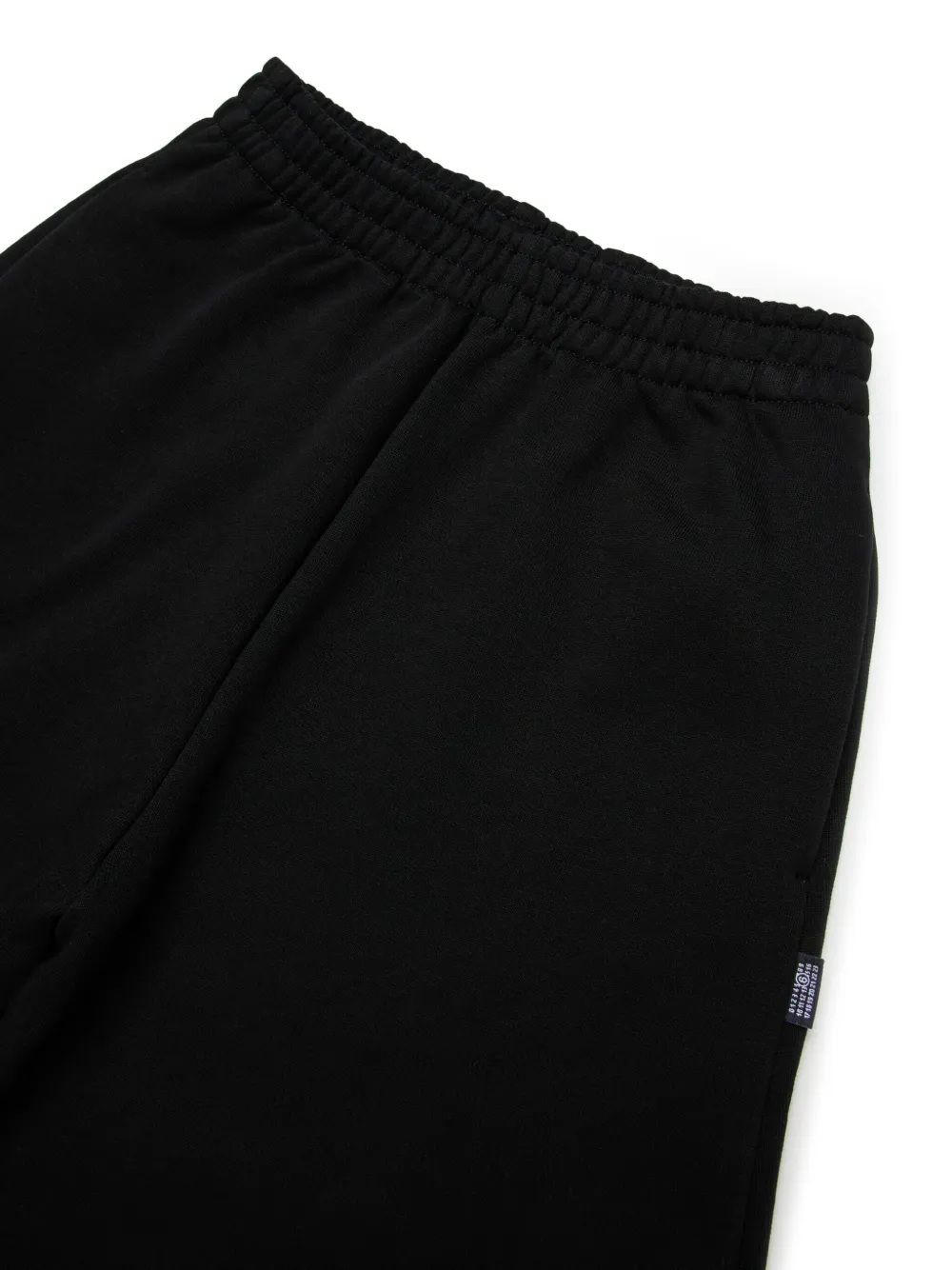 MM6 Maison Margiela Kids Trainingsshorts met stiksel Zwart