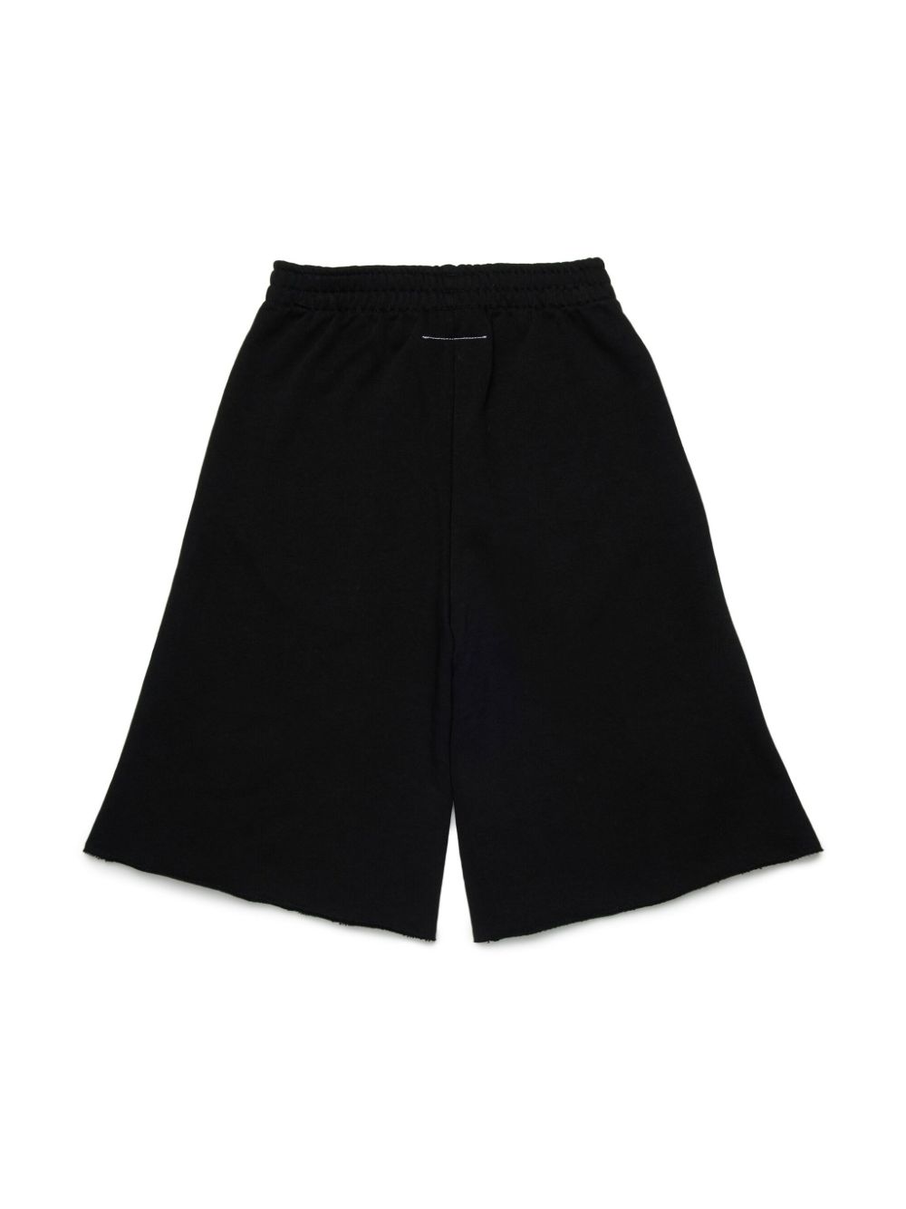 MM6 Maison Margiela Kids single-stitch track shorts - Zwart