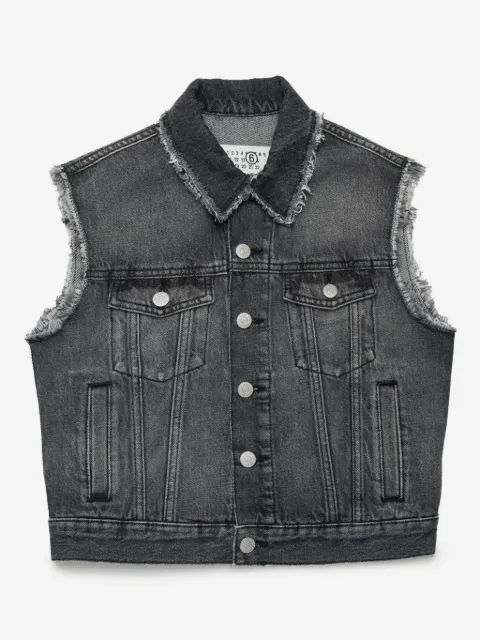 MM6 Maison Margiela Kids ärmlös jacka