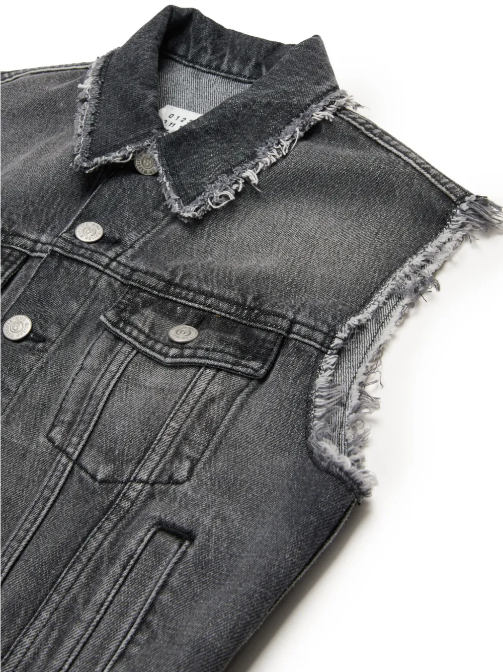 MM6 Maison Margiela Kids Mouwloos jack Grijs