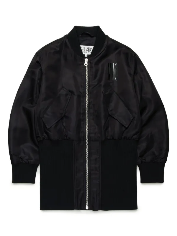 MM6 Maison Margiela Twill ボンバージャケット | ブラック