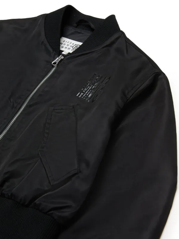 MM6 Maison Margiela Kids ボンバージャケット | ブラック