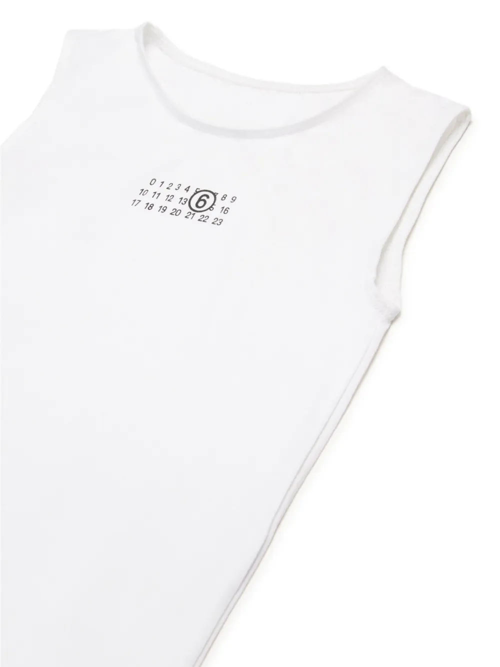 MM6 Maison Margiela Kids Tanktop met print Wit
