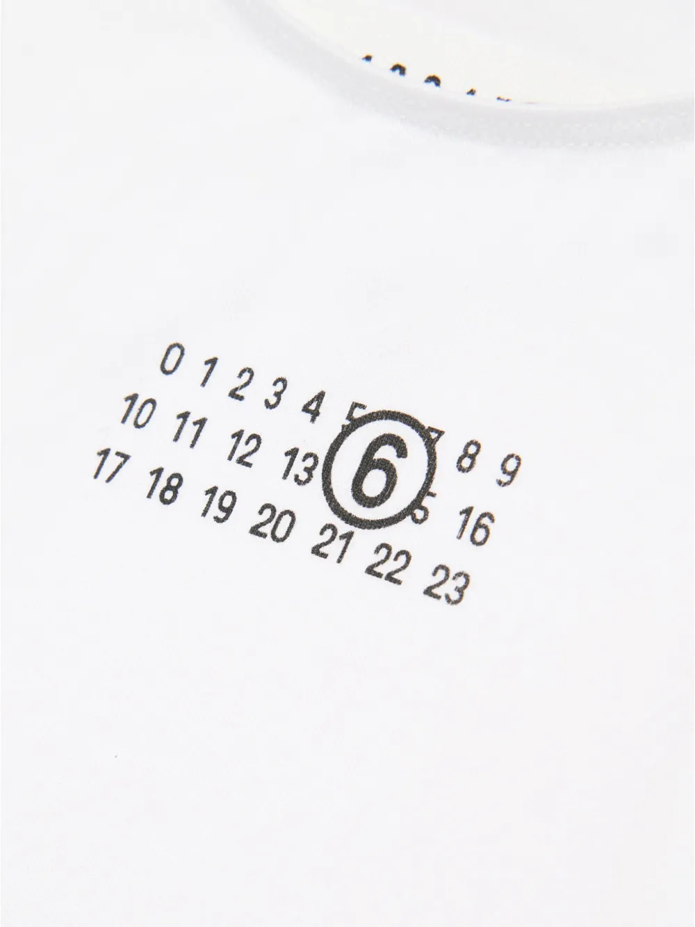 MM6 Maison Margiela Kids Tanktop met print Wit
