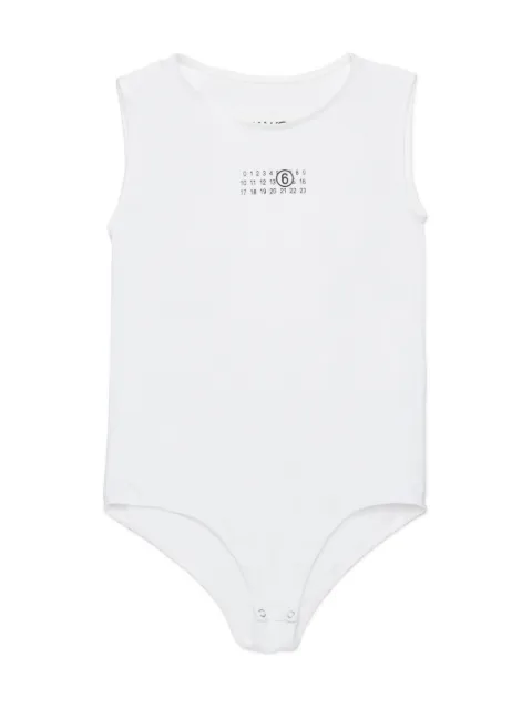 MM6 Maison Margiela Kids Numbers-print tank top