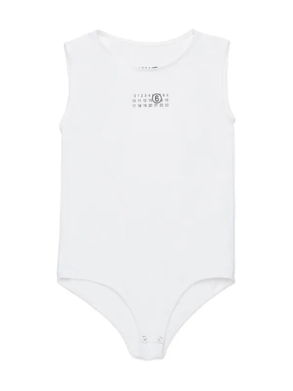 MM6 Maison Margiela Kids ノースリーブ トップ | ホワイト | FARFETCH JP