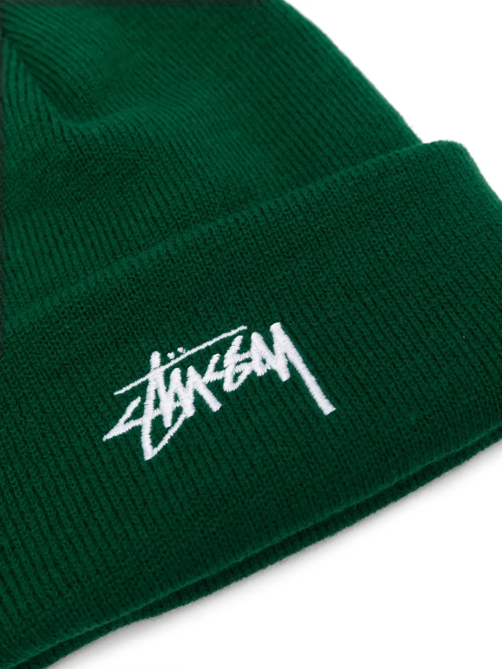 Stüssy cuff beanie - Groen