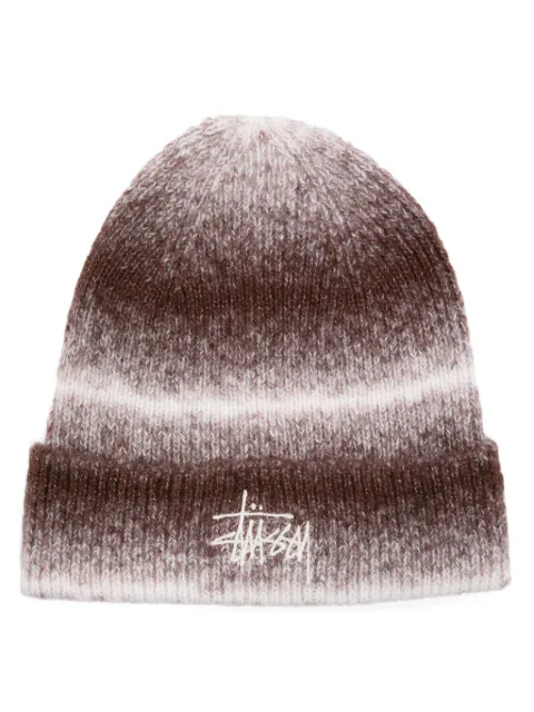Stüssy gorro con motivo de rayas