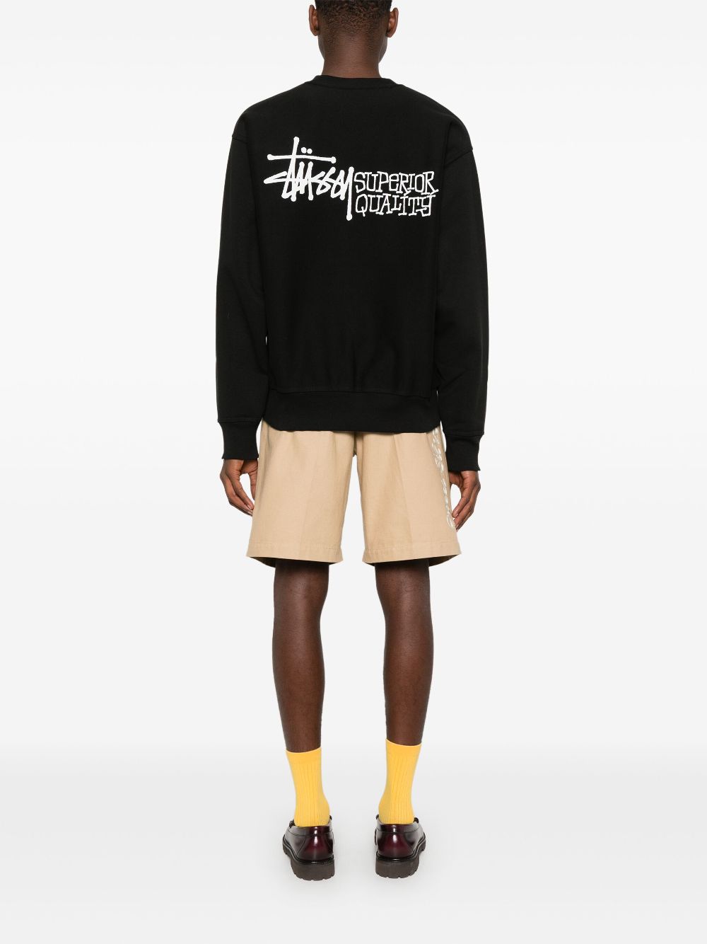 Stüssy Sweater met ronde hals - Zwart