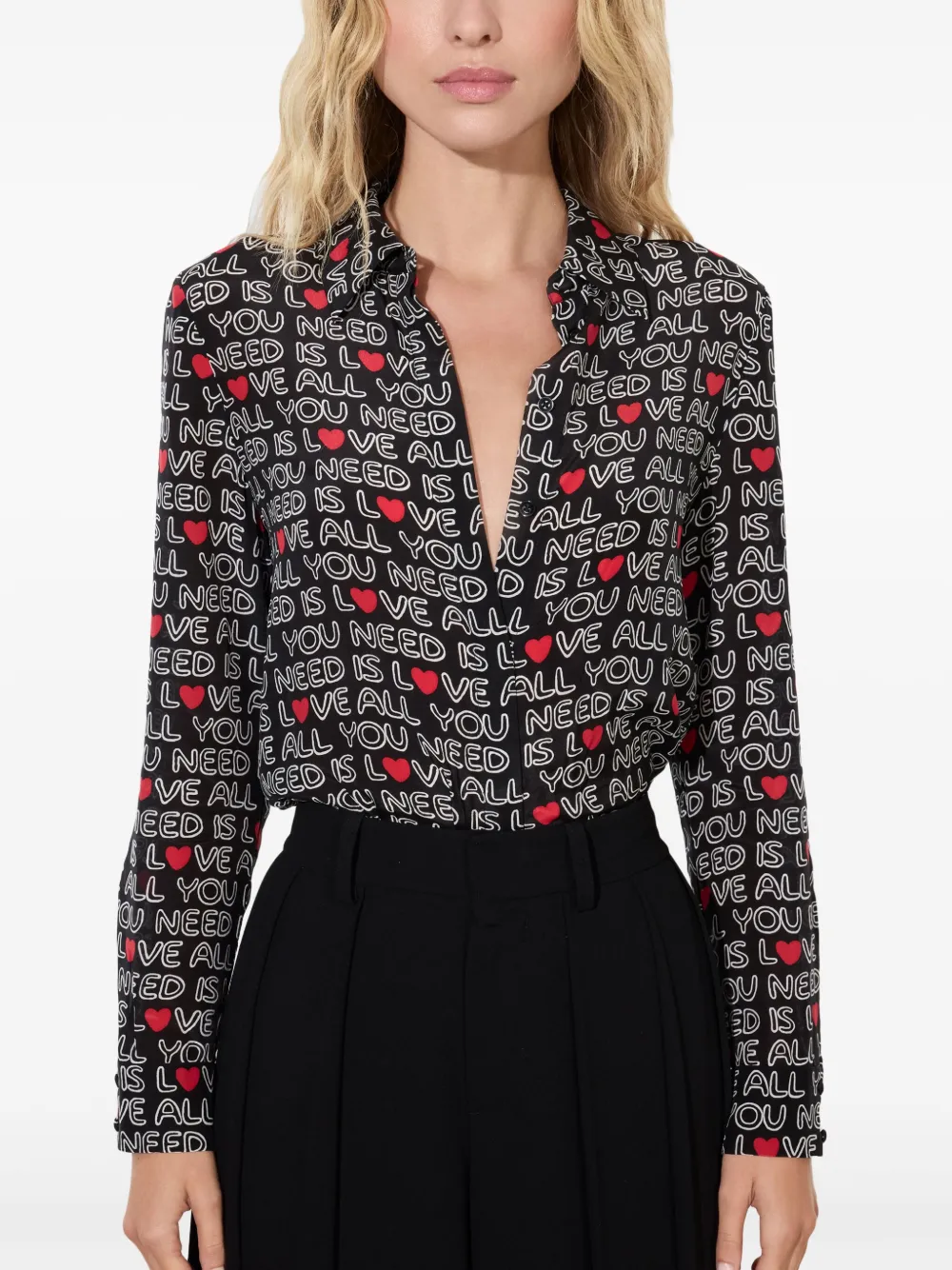 ALICE AND OLIVIA X THE BEATLES WILLA SHIRT