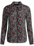 alice + olivia x The Beatles Willa shirt - Black