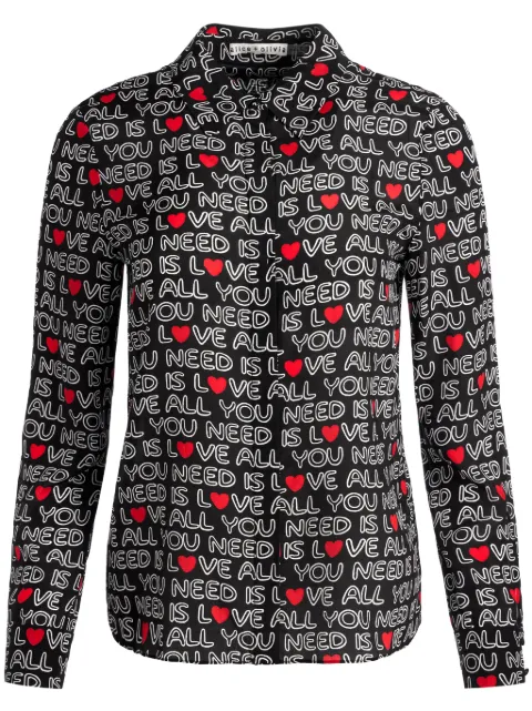 alice + olivia camisa Willa de alice + olivia x The Beatles