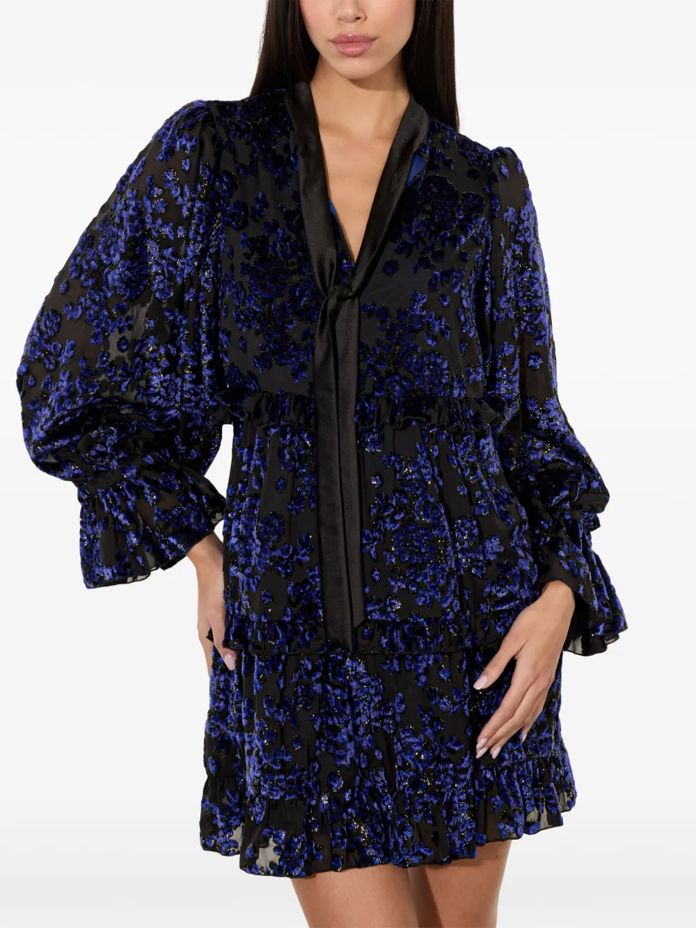 alice + olivia Mini-jurk Blauw
