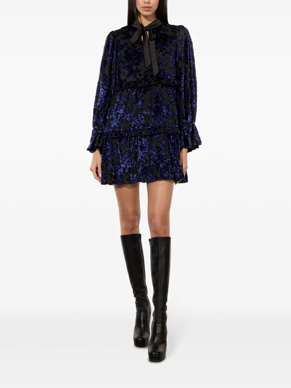 alice + olivia Mini-jurk Blauw