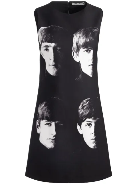 alice + olivia vestido corto Clyde de alice + olivia x The Beatles