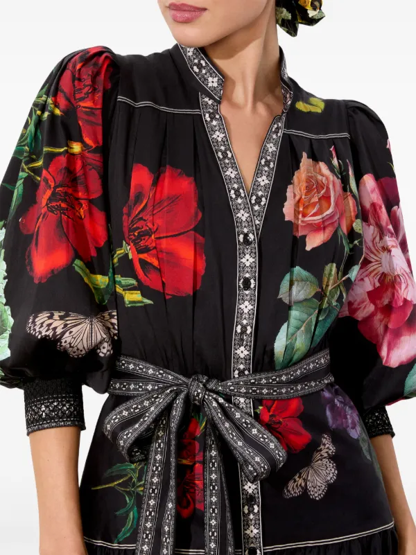 Alice + Olivia Cora Maxi Dress | Black | FARFETCH
