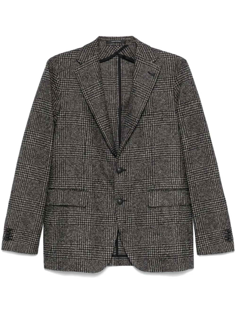 Tagliatore Prince of Wales geruite blazer Zwart