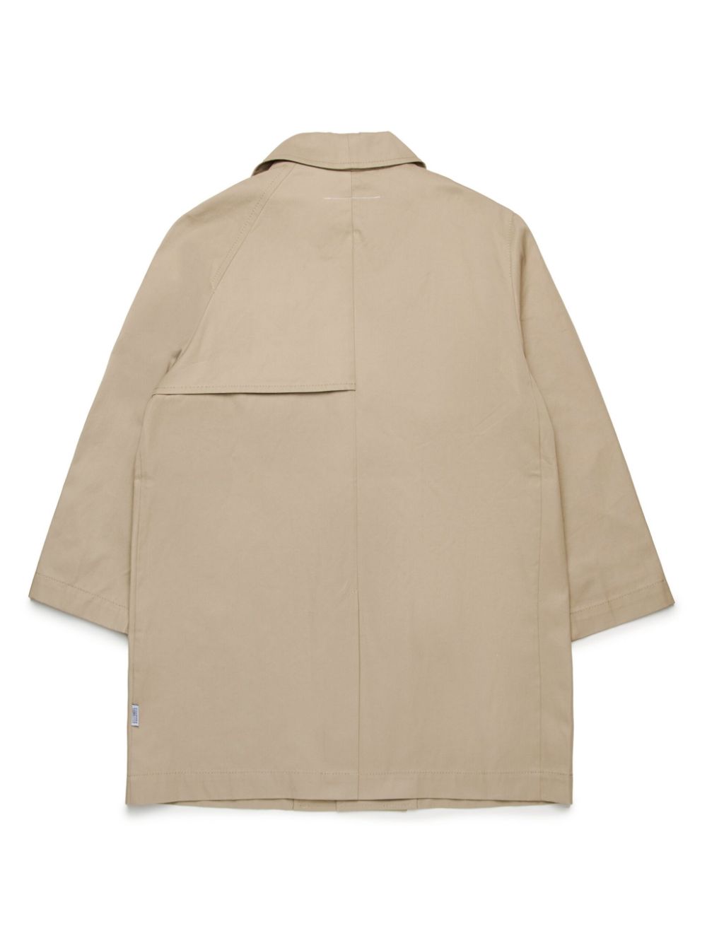 MM6 Maison Margiela Kids Katoenen trenchcoat - Beige