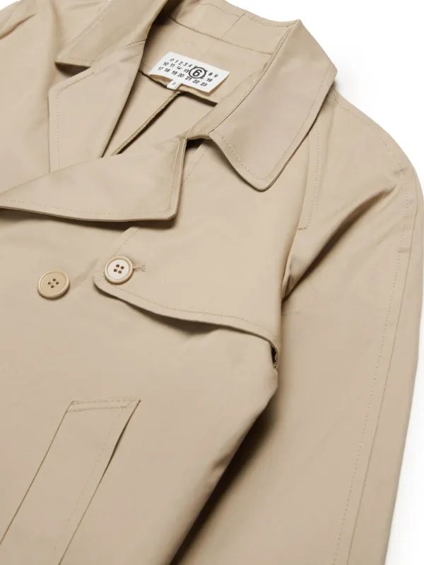 MM6 Maison Margiela Kids トレンチコート | ニュートラル | FARFETCH JP MM6 Maison Margiela Kids トレンチコート | ニュートラル | FARFETCH JP