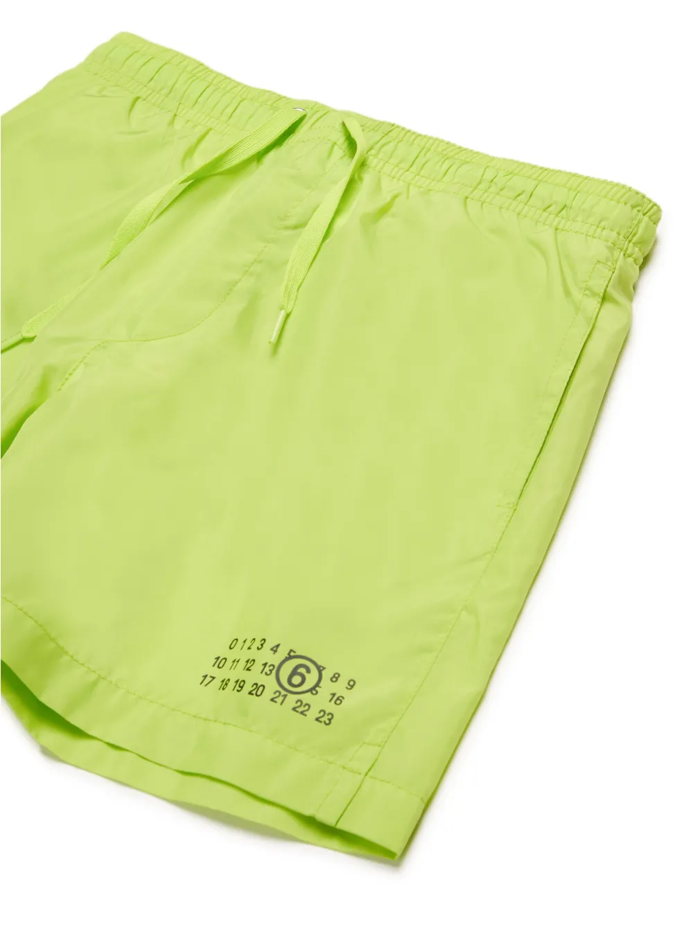 MM6 Maison Margiela Kids Zwembroek met logoprint Groen
