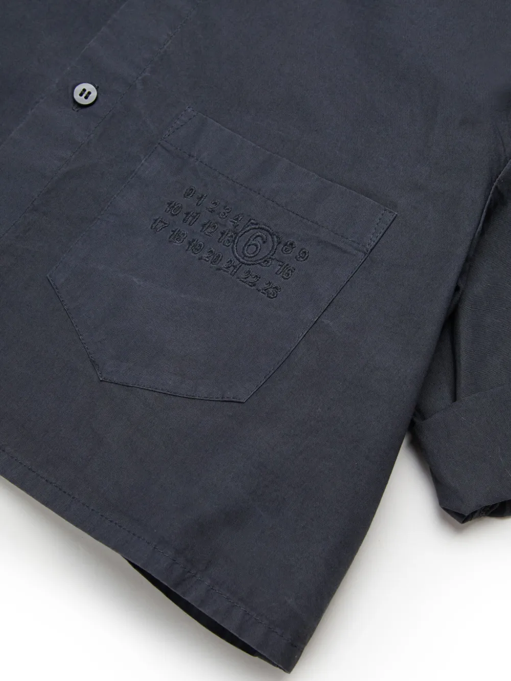 MM6 Maison Margiela Kids Shirt met patroon Blauw
