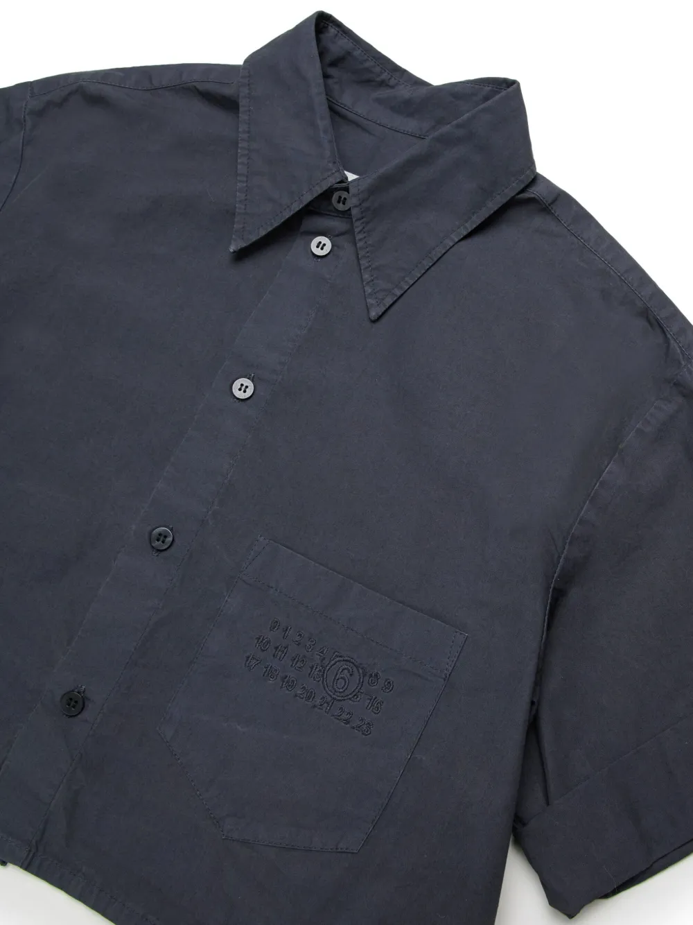 MM6 Maison Margiela Kids Shirt met patroon Blauw