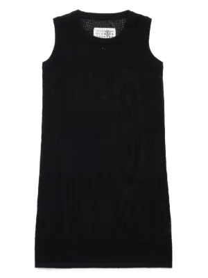 MM6 Maison Margiela Kids ナンバーモチーフ ワンピース | ブラック