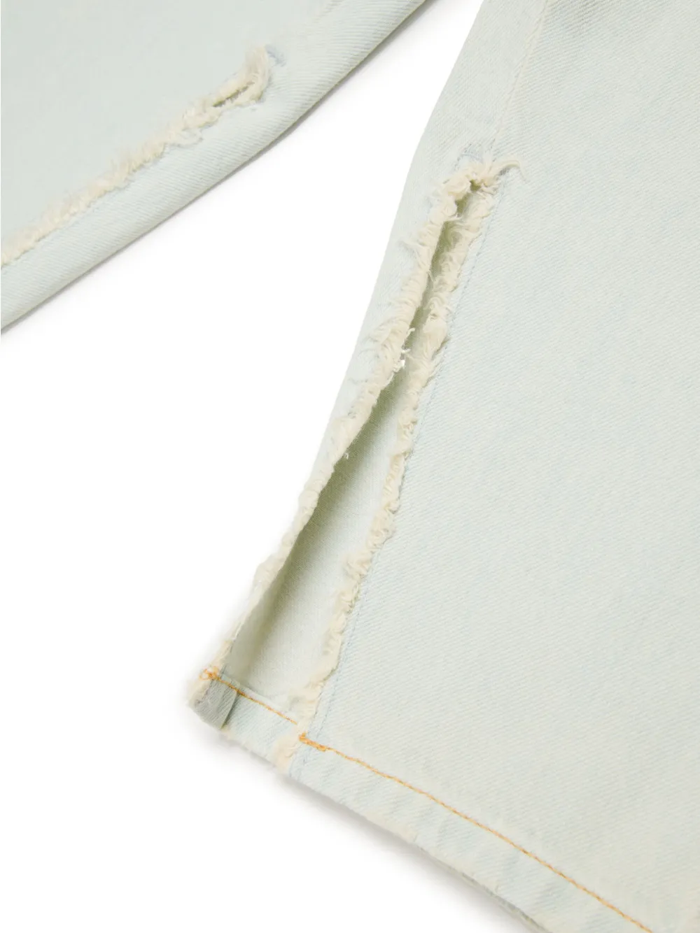 MM6 Maison Margiela Kids Jeans met wijde pijpen Blauw