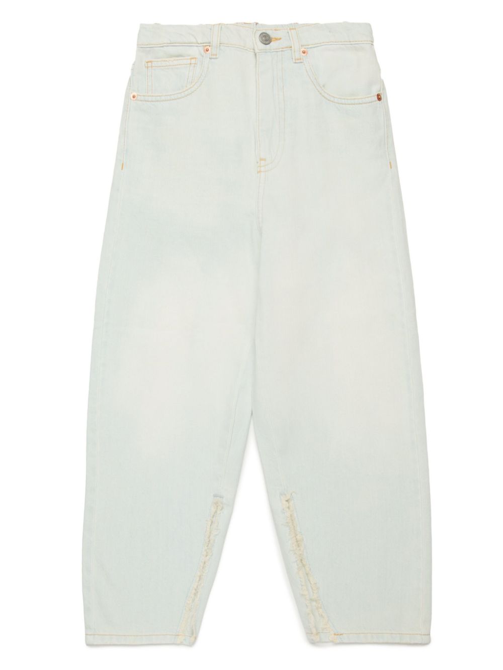 MM6 Maison Margiela Kids Jeans met wijde pijpen Blauw