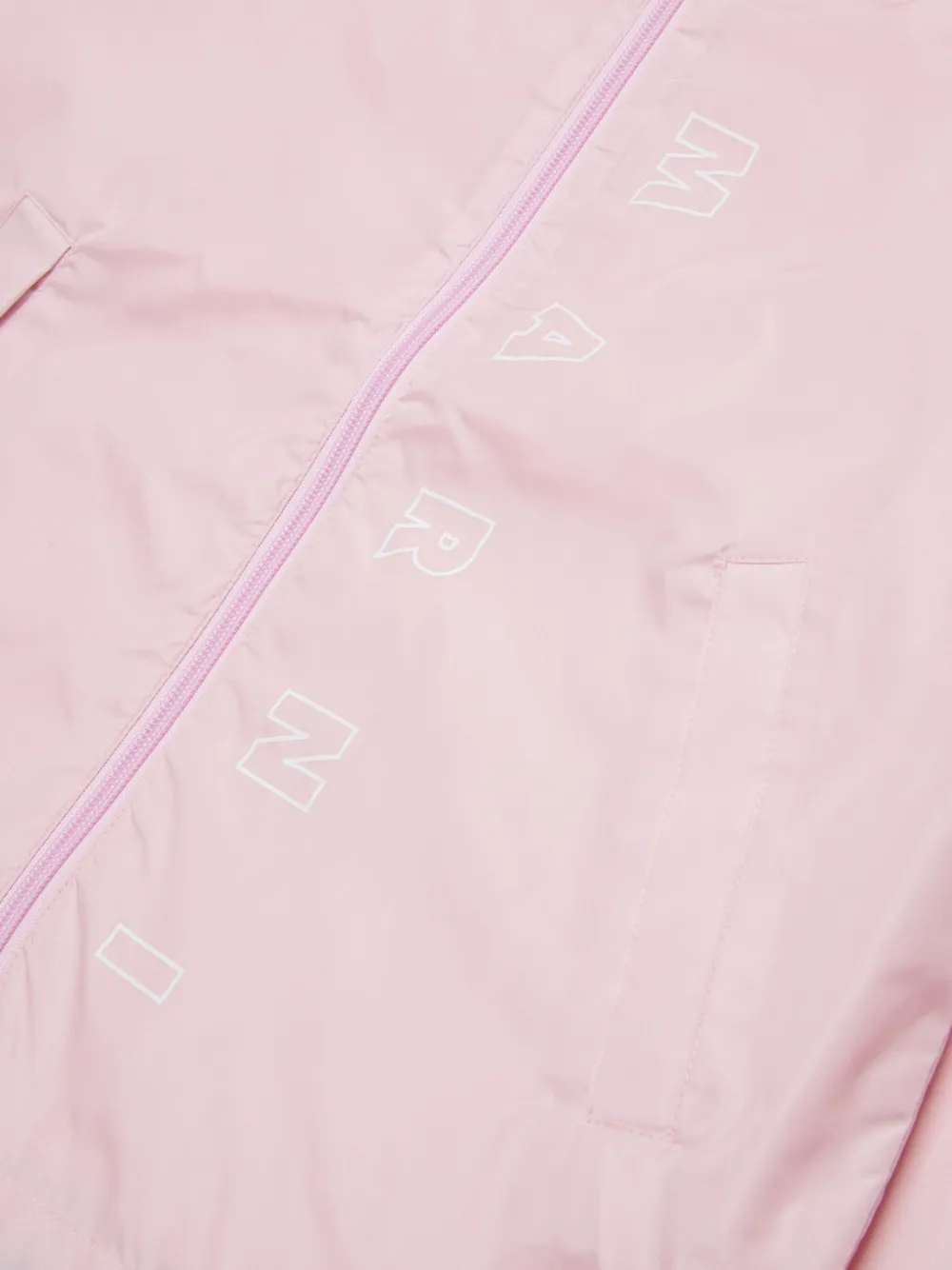 Marni Kids Regenjack met logoprint Roze