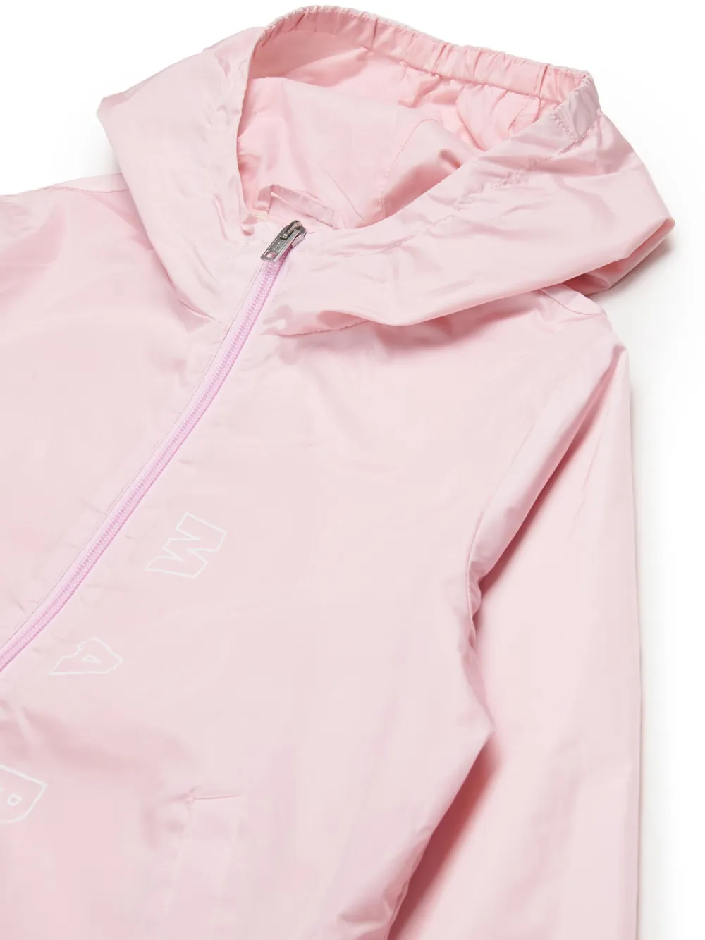 Marni Kids Regenjack met logoprint Roze