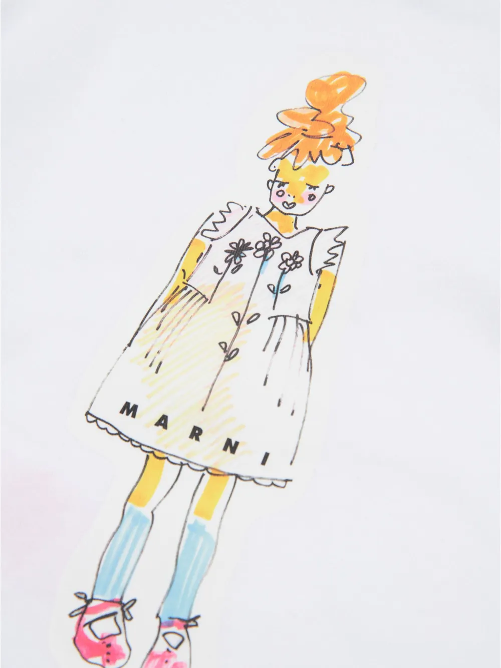 Marni Kids T-shirt met print Wit