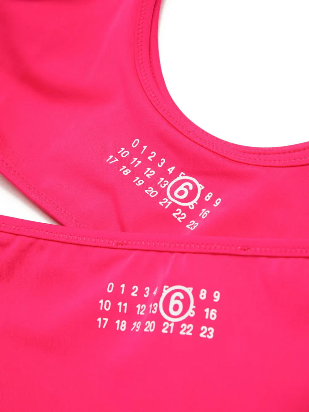 MM6 Maison Margiela Kids Bikini met logoprint Roze