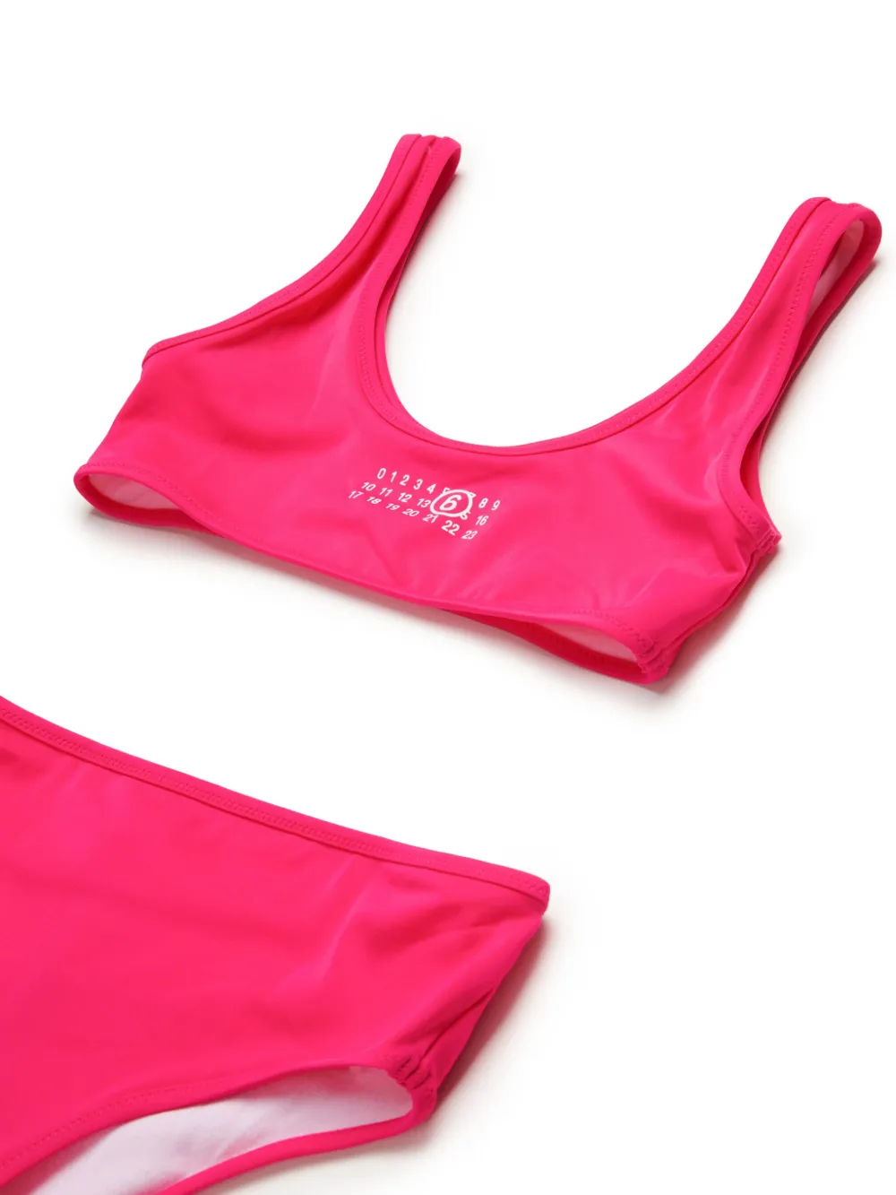 MM6 Maison Margiela Kids Bikini met logoprint Roze