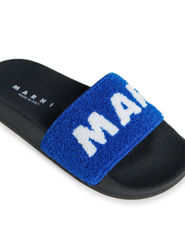 Marni Kids ロゴ サンダル | ブルー | FARFETCH JP