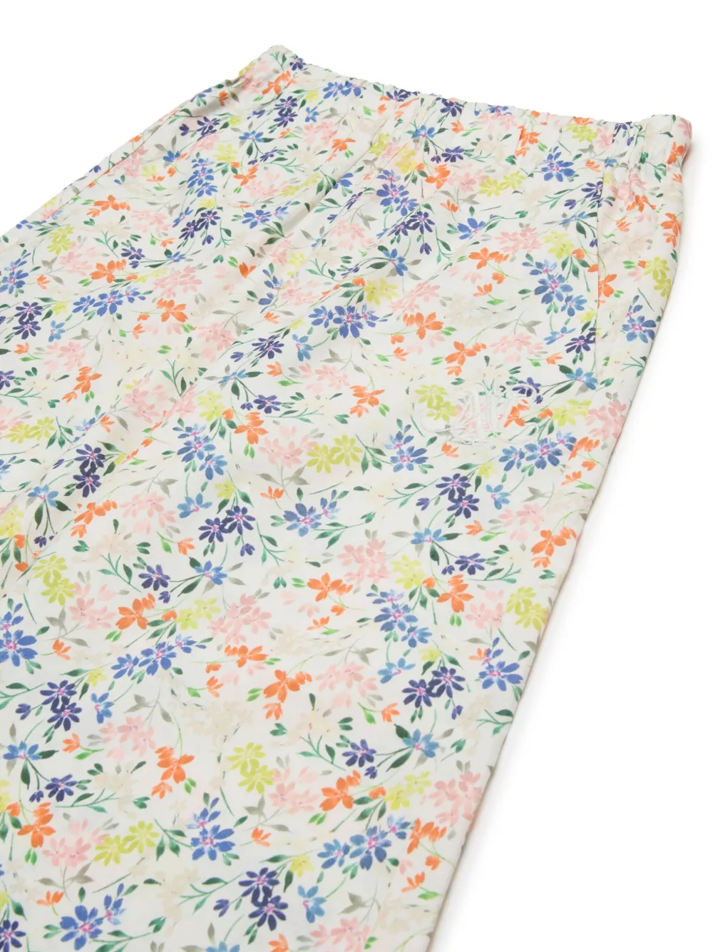 Shop Max & Co Floral-print Trousers In Neutrals