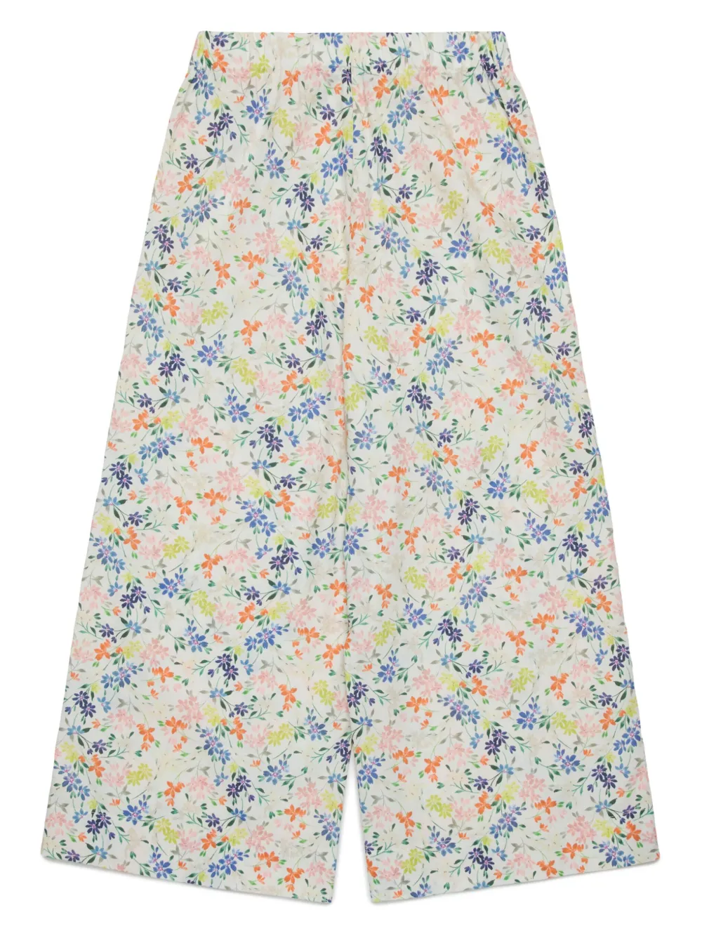 MAX&Co. Kids Broek met bloemenprint - Beige