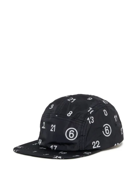 MM6 Maison Margiela Kids Numbers-print cap