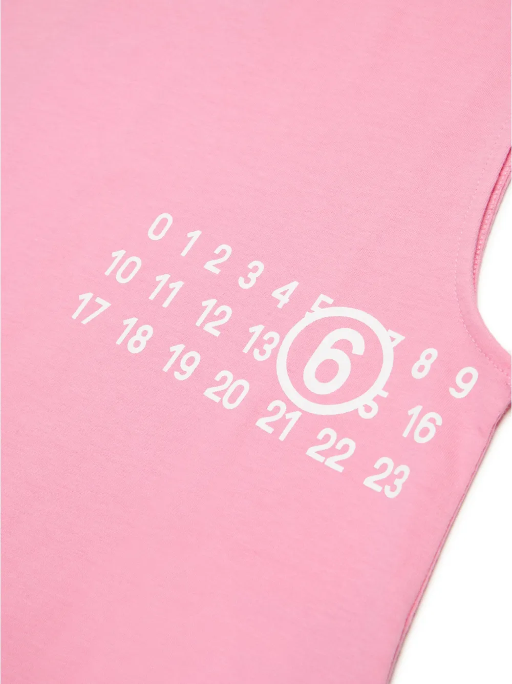 MM6 Maison Margiela Kids Jurk met print Roze