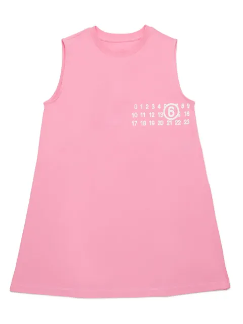 MM6 Maison Margiela Kids numbers-print dress